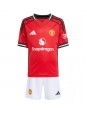 Billige Manchester United Hjemmedraktsett Barn 2025-26 Kortermet (+ Korte bukser)